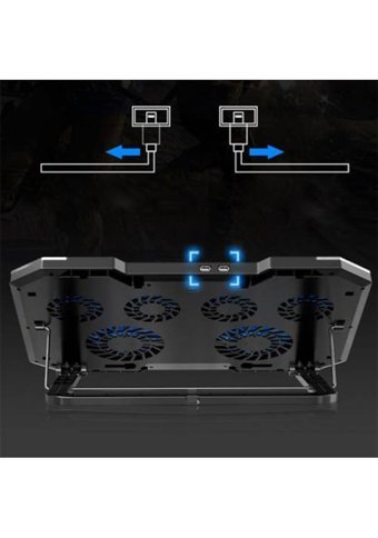 Coofbe Mini 6 Fanlı Rgb Laptop Soğutucu