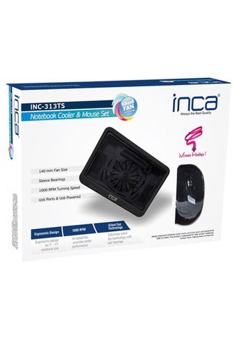 Inca Inc-313Ts 1000 Rpm Mini Sessiz 1 Fanlı Laptop Soğutucu