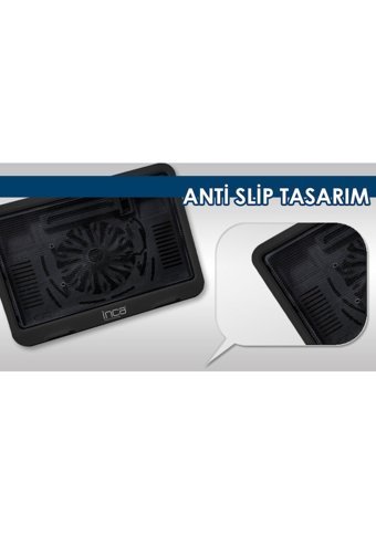 Inca Inc-313Ts 1000 Rpm Mini Sessiz 1 Fanlı Laptop Soğutucu