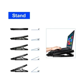 Boblov S-18 Sessiz 4 Fanlı Plastik 15.6 İnç Laptop Soğutucu