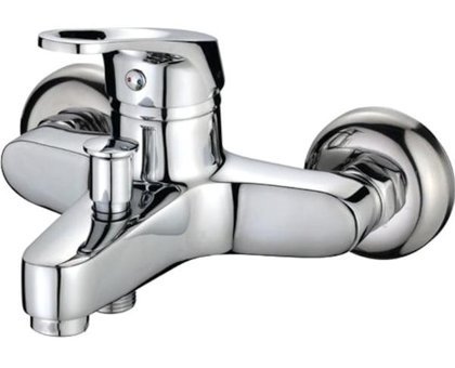İnventa Pirinç Çiftli Aç Kapa Yarı Ankastre Kare Banyo Bataryası Krom