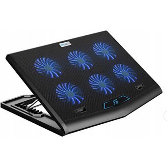 Coolcold F56 2100 Rpm Mini Sessiz 6 Fanlı Rgb 15.6 İnç Gaming Laptop Soğutucu