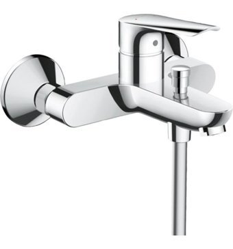Hansgrohe 71415000 Pirinç Çiftli Aç Kapa Yarı Ankastre Kare Banyo Bataryası Krom