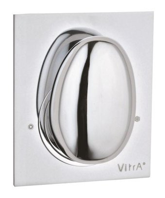 Vitra A41840 Pirinç Çiftli Aç Kapa Ankastre Kare Banyo Bataryası Krom