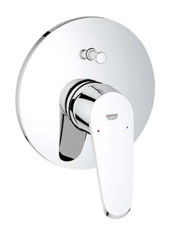 Grohe 195480 Krom Kaplama Tekli Aç Kapa Yarı Ankastre Kare Banyo Bataryası Krom