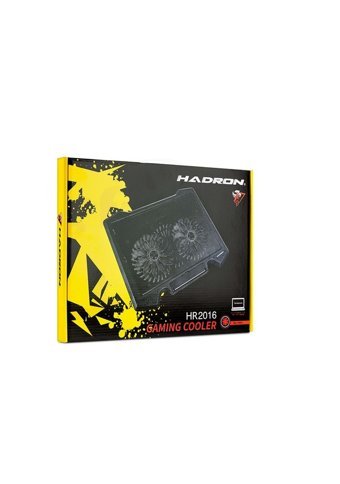 Hadron Hr2016 1000 Rpm Mini Sessiz 2 Fanlı Alüminyum 17 İnç Gaming Laptop Soğutucu