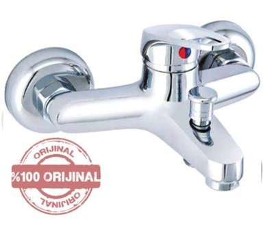 Sardıcı Pirinç Çiftli Aç Kapa Solo Kare Banyo Bataryası Krom