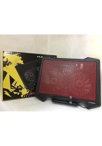 Hadron Hr2016 1000 Rpm Mini Sessiz 2 Fanlı Alüminyum 17 İnç Gaming Laptop Soğutucu