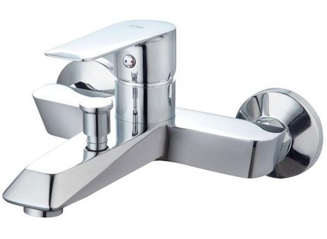 Penta 4904 Pirinç Çiftli Aç Kapa Solo Kare Banyo Bataryası Krom