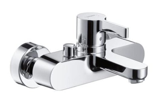 Hansgrohe Metris S Pirinç Çiftli Aç Kapa Yarı Ankastre Kare Banyo Bataryası Krom