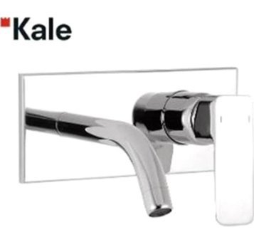 Kale Ventus Krom Kaplama Tekli Çevirmeli Ankastre Kare Banyo Bataryası Krom