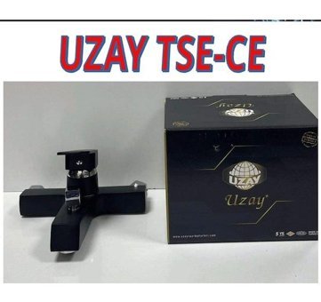 Uzay Neptün Pirinç Çiftli Aç Kapa Solo Kuğu Banyo Bataryası Siyah