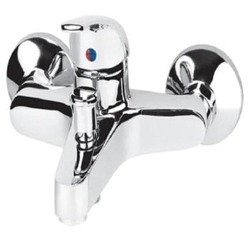 Ç.T.K Pirinç Çiftli Aç Kapa Solo Kare Banyo Bataryası Krom