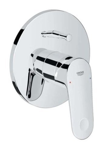 Grohe 19536002 Krom Kaplama Tekli Aç Kapa Yarı Ankastre Kare Banyo Bataryası Krom