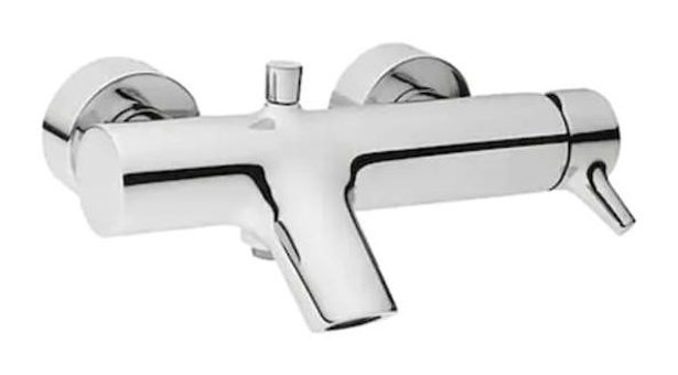 Artema A42242 Pirinç Çiftli Aç Kapa Ankastre Kare Banyo Bataryası Krom