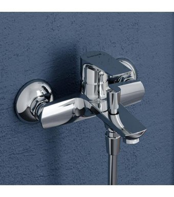Creavit SO2500 Krom Kaplama Çiftli Aç Kapa Dereceli Solo Kare Banyo Bataryası Krom