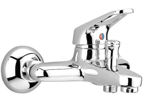 Hitfoni Pirinç Çiftli Aç Kapa Yarı Ankastre Kare Banyo Bataryası Krom