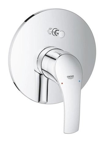 Grohe 19450002 Krom Kaplama Tekli Aç Kapa Yarı Ankastre Kare Banyo Bataryası Krom