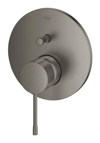 Grohe 124167AL1 Krom Kaplama Tekli Aç Kapa Yarı Ankastre Kare Banyo Bataryası Krom