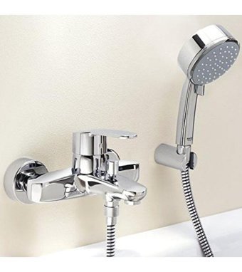 Grohe 33300002 Krom Kaplama Çiftli Aç Kapa Yarı Ankastre Kare Banyo Bataryası Krom