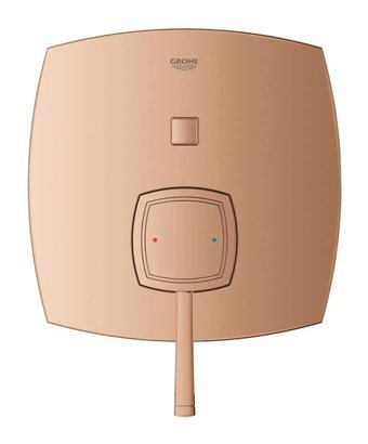 Grohe 24068DA0 Krom Kaplama Tekli Aç Kapa Yarı Ankastre Kare Banyo Bataryası Krom