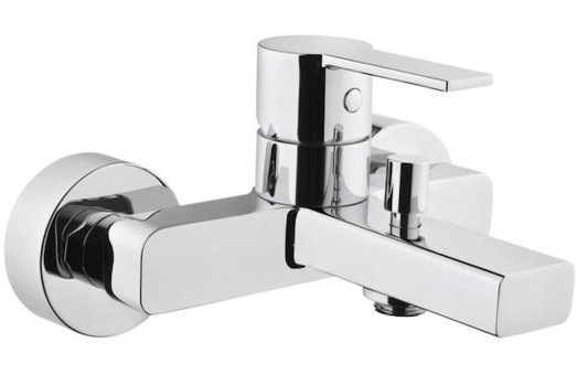 Artema A41937 Pirinç Çiftli Aç Kapa Solo Kare Banyo Bataryası Krom
