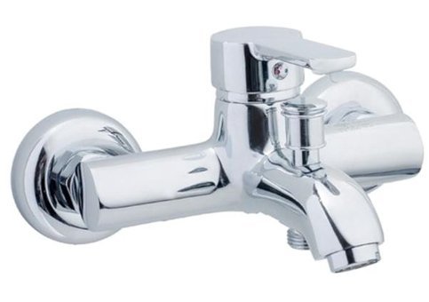 Gms ZRV103 Krom Kaplama Çiftli Aç Kapa Solo Yuvarlak Banyo Bataryası Gümüş