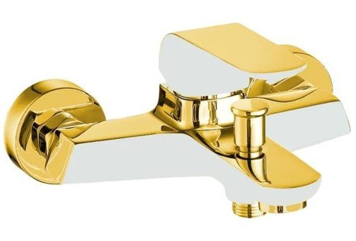 Gms Pera Pirinç Çiftli Aç Kapa Solo Kare Banyo Bataryası Altın