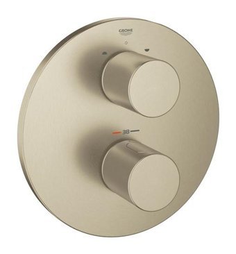 Grohe 19468EN0 Krom Kaplama Tekli Çevirmeli Ankastre Kare Banyo Bataryası Krom