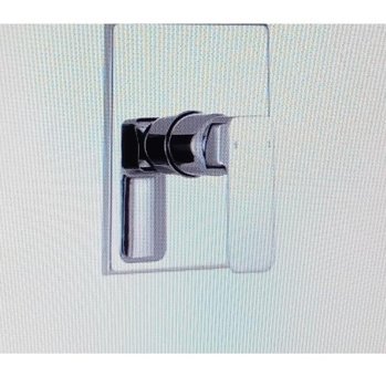 Kale Ventus Pirinç Tekli Aç Kapa Ankastre Kare Banyo Bataryası Krom