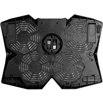 Coverzone 4 Fanlı Rgb Metal Laptop Soğutucu