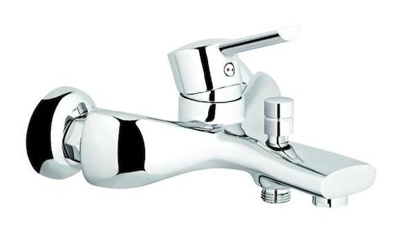 Prestij Senso Pirinç Çiftli Aç Kapa Yarı Ankastre Kare Banyo Bataryası Krom