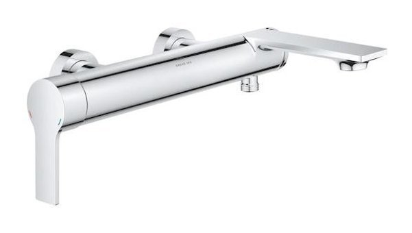 Grohe 32826001 Krom Kaplama Çiftli Aç Kapa Yarı Ankastre Kare Banyo Bataryası Krom
