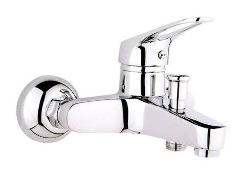 Nsa Zena Pirinç Çiftli Aç Kapa Yarı Ankastre Kare Banyo Bataryası Krom