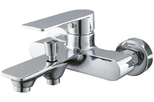 Gpd MBB155 Pirinç Çiftli Aç Kapa Yarı Ankastre Kare Banyo Bataryası Krom