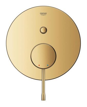 Grohe 24167GL1 Krom Kaplama Tekli Aç Kapa Yarı Ankastre Kare Banyo Bataryası Altın
