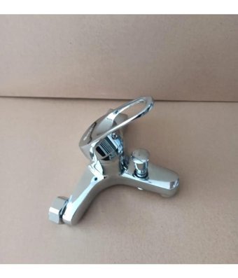 Şenpres Pirinç Çiftli Aç Kapa Yarı Ankastre Kare Banyo Bataryası Krom