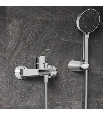 Artema A42913 Krom Kaplama Çiftli Aç Kapa Banyo Bataryası Krom