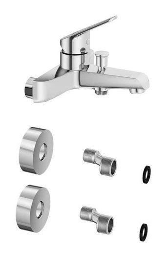 Artema A42913 Krom Kaplama Çiftli Aç Kapa Banyo Bataryası Krom