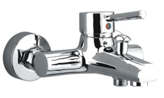 Cermix Delta Pirinç Çiftli Aç Kapa Kare Banyo Bataryası Krom