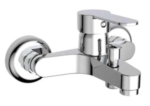 Nsk N2033502 Pirinç Çiftli Aç Kapa Yarı Ankastre Kare Banyo Bataryası Krom