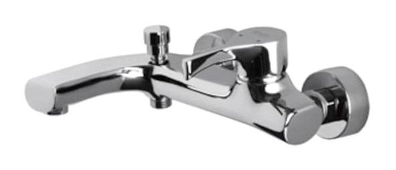 Newarc 901511 Pirinç Çiftli Aç Kapa Yarı Ankastre Kare Banyo Bataryası Krom