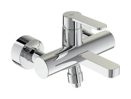 Ideal Standard Gio Pirinç Çiftli Aç Kapa Yarı Ankastre Kare Banyo Bataryası Krom