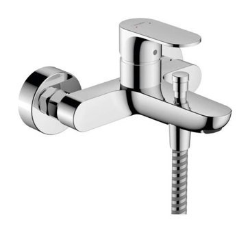 Hansgrohe Rebris Pirinç Çiftli Aç Kapa Ankastre Kare Banyo Bataryası Krom