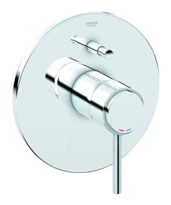 Grohe 19459001 Krom Kaplama Tekli Aç Kapa Yarı Ankastre Kare Banyo Bataryası Krom