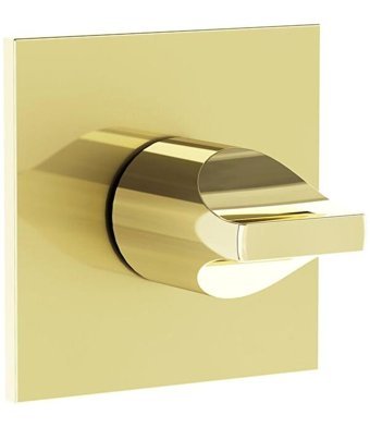 Vitra A4283974 Pirinç Çiftli Aç Kapa Solo Kare Banyo Bataryası Altın