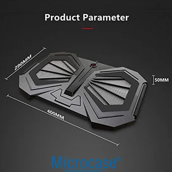 Microcase Al3503 2 Fanlı Rgb Plastik 17 İnç Gaming Laptop Soğutucu