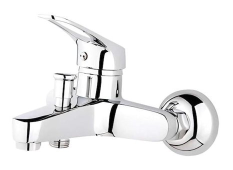 On2 Armatür Pirinç Çiftli Aç Kapa Yarı Ankastre Kare Banyo Bataryası Krom