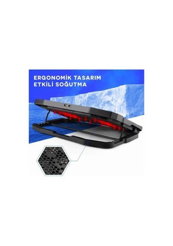 Juo C1 1500 Rpm Mini 4 Fanlı 17 İnç Laptop Soğutucu