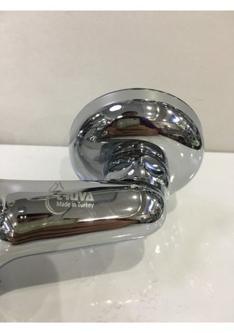 Truva Deniz Pirinç Çiftli Çevirmeli Ankastre Kuğu Banyo Bataryası Krom